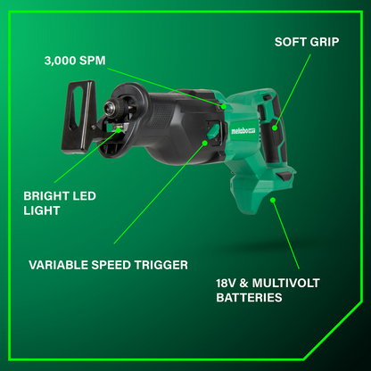 18V MultiVolt™ Cordless Reciprocating Saw (Tool Body Only)