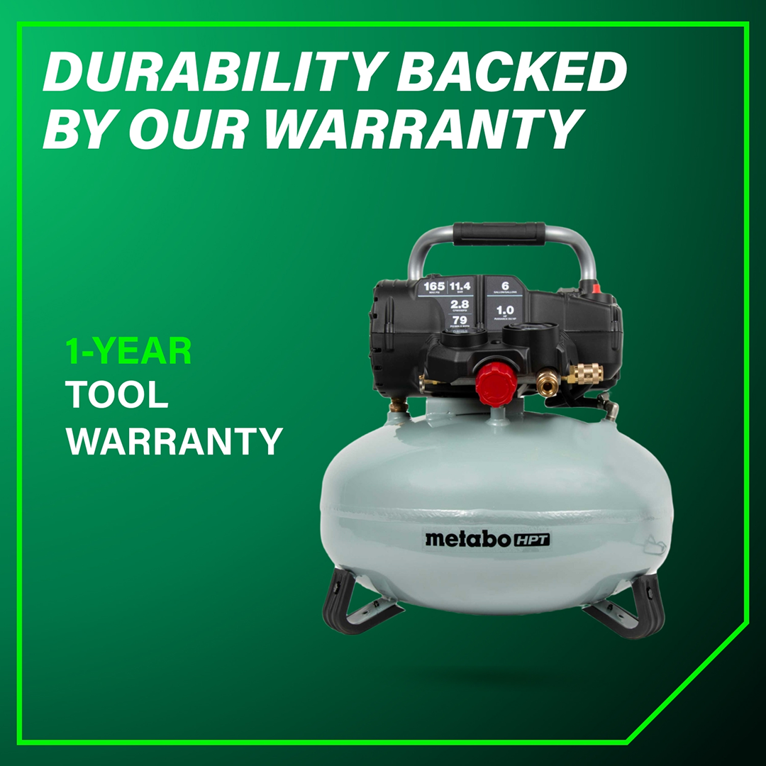 6-Gallon 165PSI Pancake Compressor