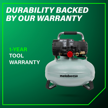 6-Gallon 165PSI Pancake Compressor
