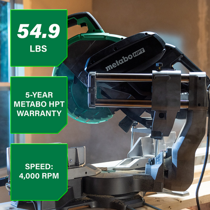 12" Dual Bevel Sliding Miter Saw