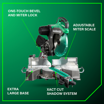 12" Dual Bevel Sliding Miter Saw