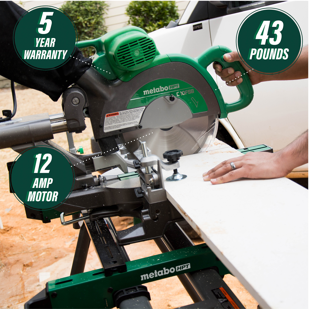 10 Inch Sliding Dual Compound Miter Saw