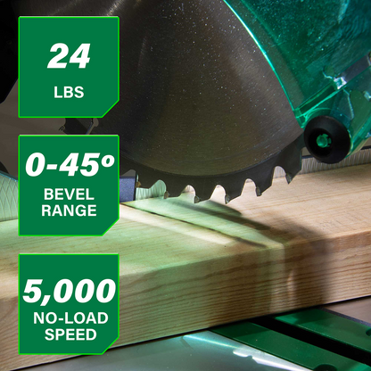 10" Single Bevel Compound Miter Saw