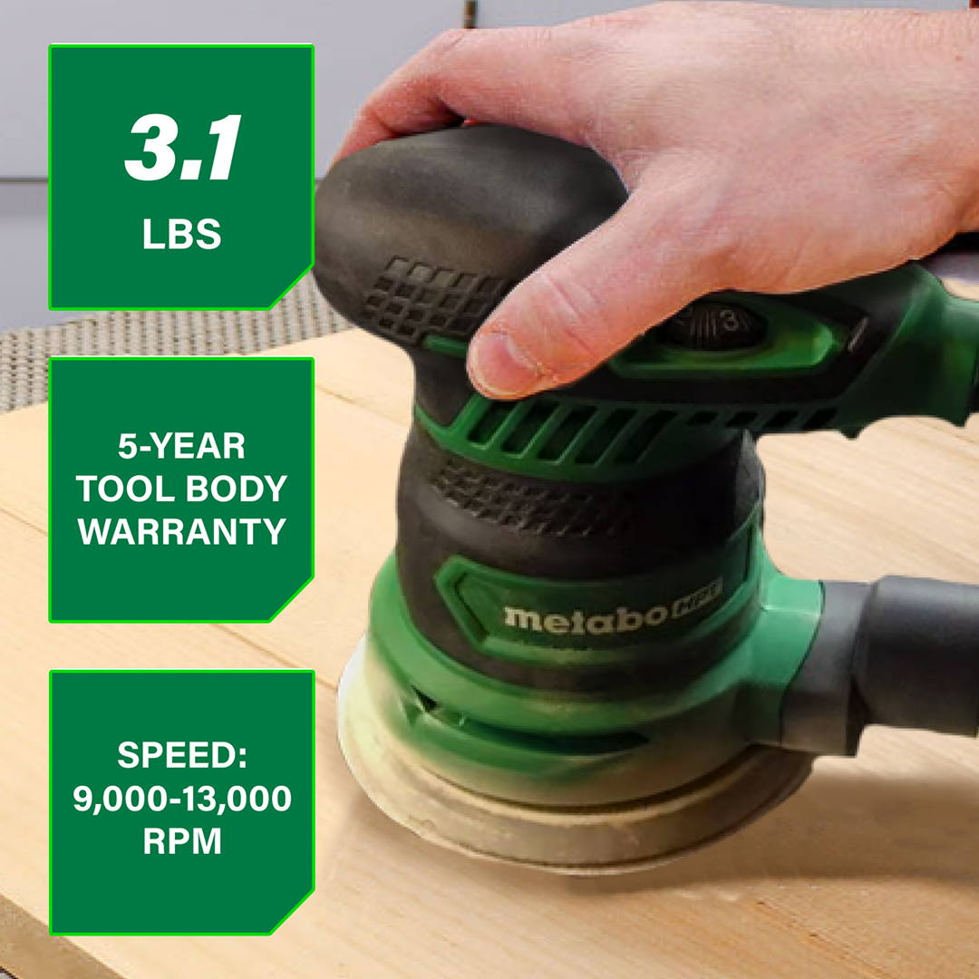 5 Inch Variable Speed Random Orbit Finishing Sander
