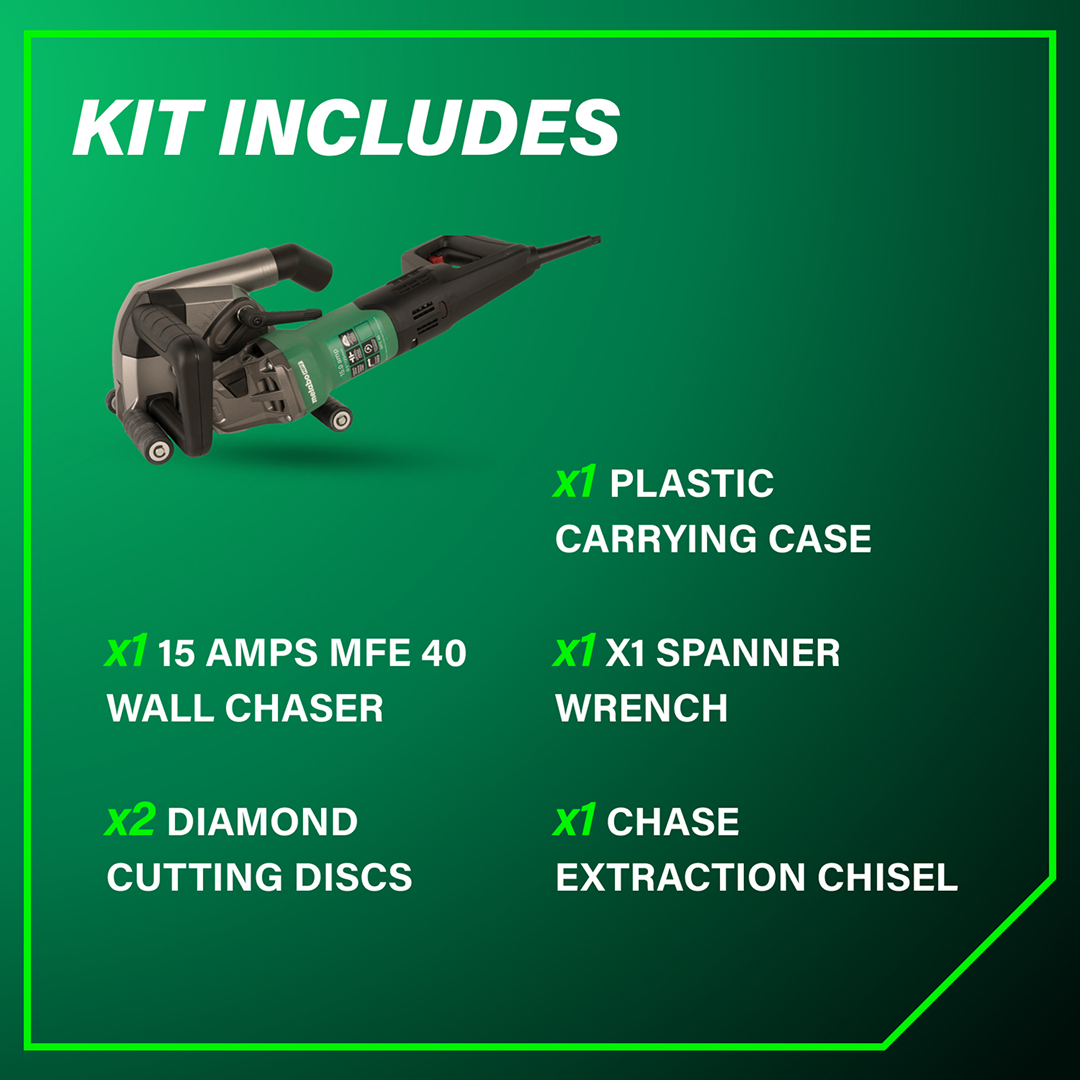 5" 15 Amps MFE 40 Wall Chaser (Concrete)