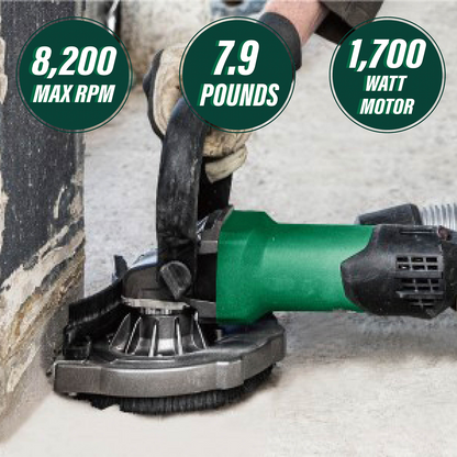 5 Inch 15 Amp Concrete Surfacing Grinder