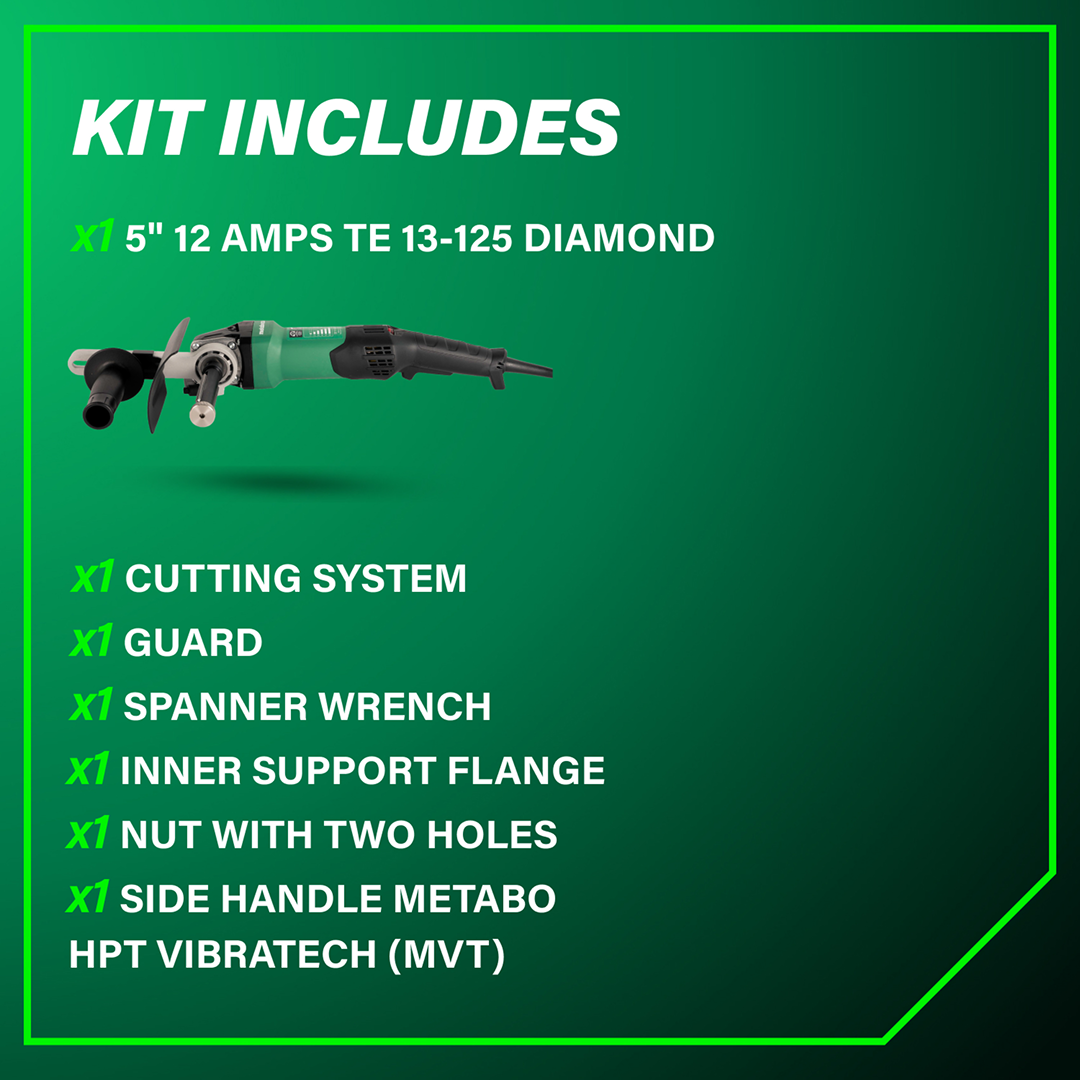 5" 12 Amps TE 13-125 Diamond Cutting System (Concrete)