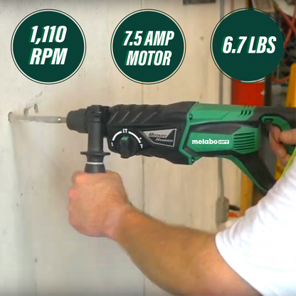 1 Inch 3-Mode D-Handle SDS Plus Rotary Hammer