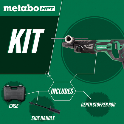 1-1/8 Inch 3-Mode D-Handle SDS Plus Rotary Hammer
