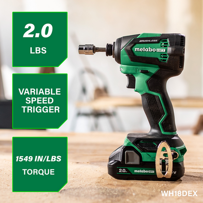 18V MultiVolt™ 4-Piece Combo Kit (2 x 2.0 Ah)