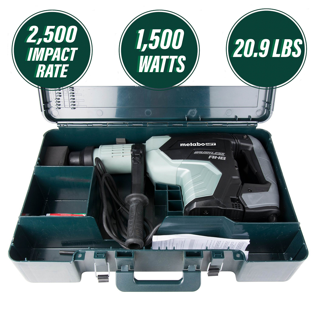 1-3/4 Inch SDS Max Rotary Hammer w/ Aluminum Housing Body
