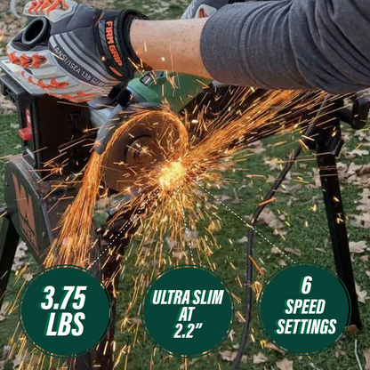 4-1/2" 12 Amp AC Brushless Variable Speed Angle Grinder
