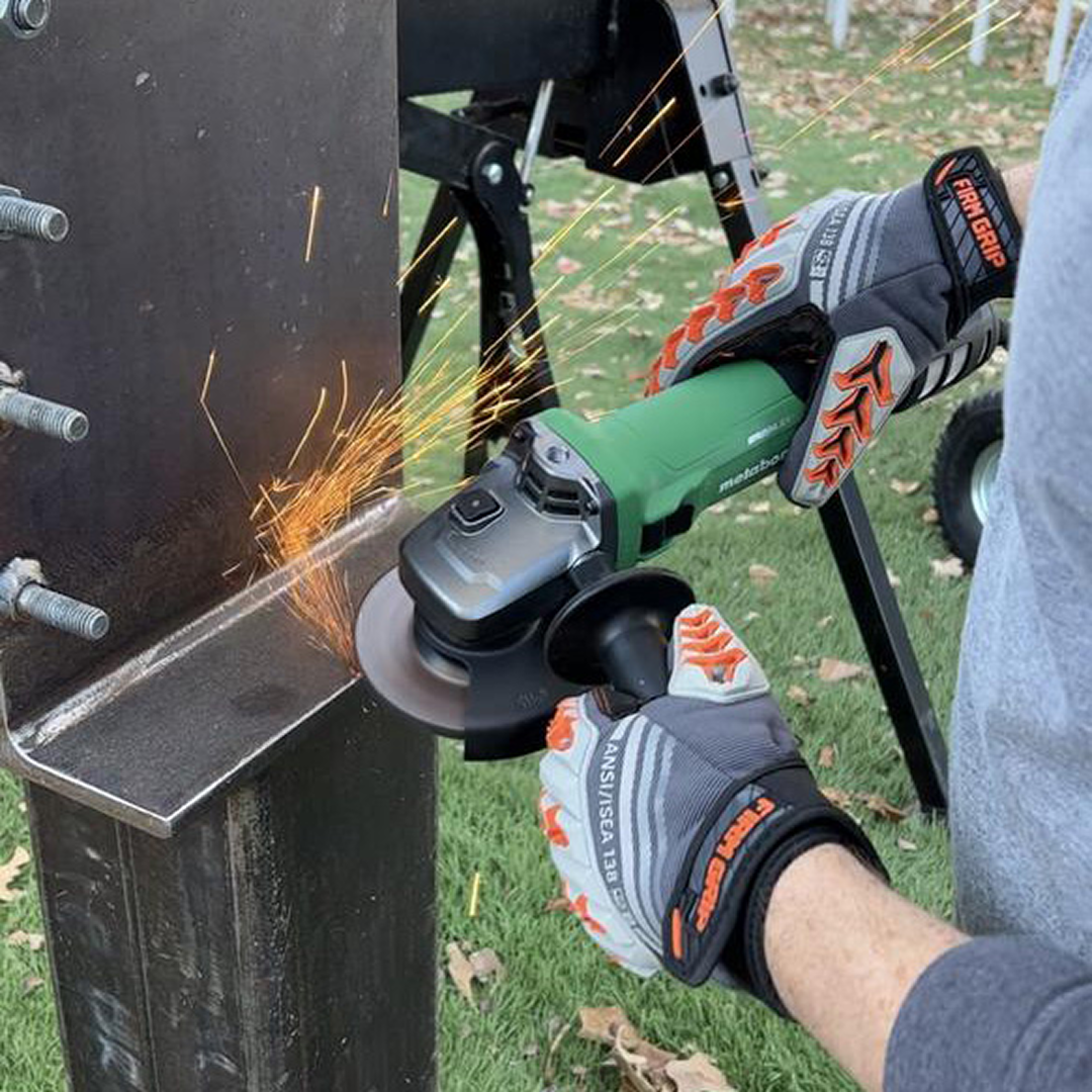4-1/2" 12 Amp AC Brushless Variable Speed Angle Grinder