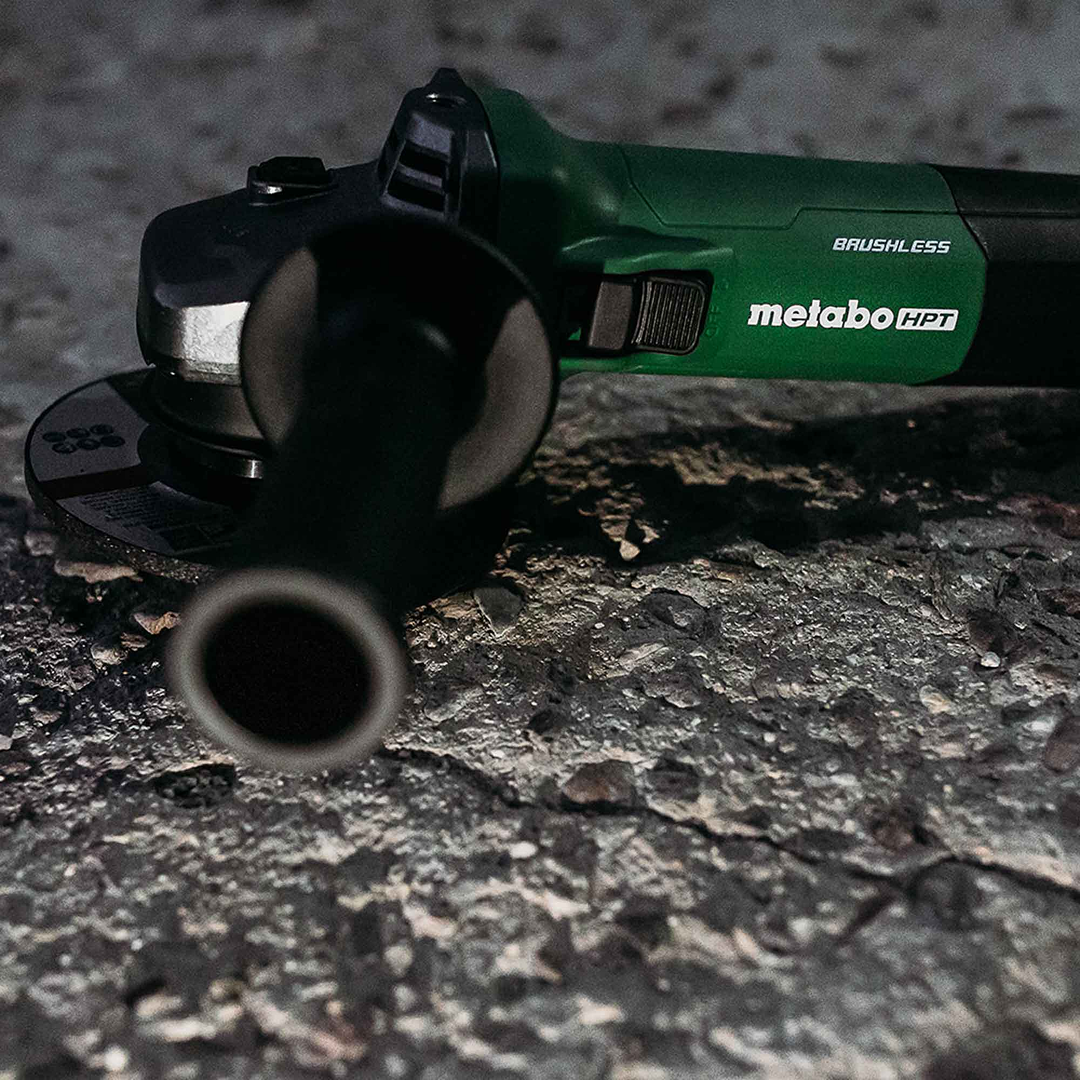 4-1/2" 12 Amp AC Brushless Variable Speed Angle Grinder
