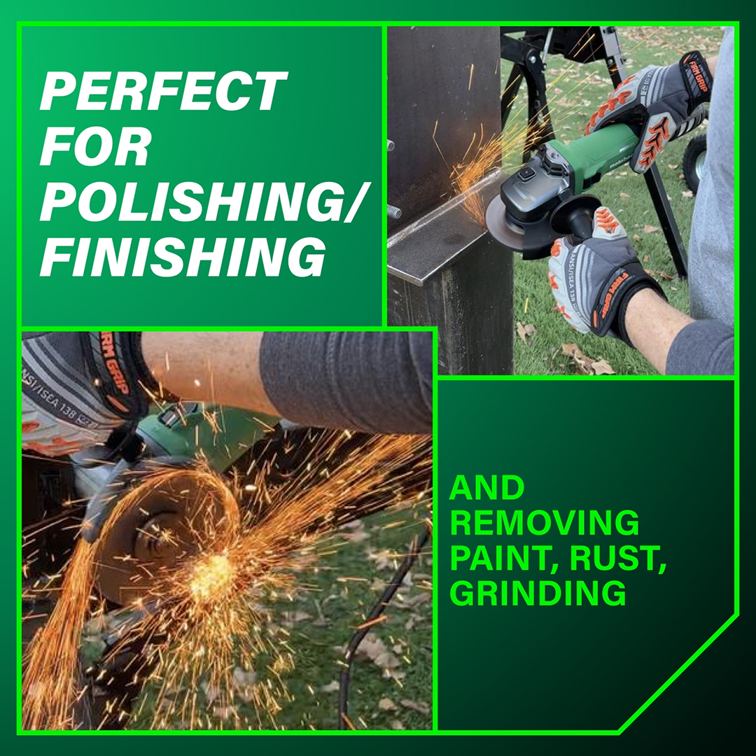 5" 12 Amp AC Brushless Variable Speed Angle Grinder
