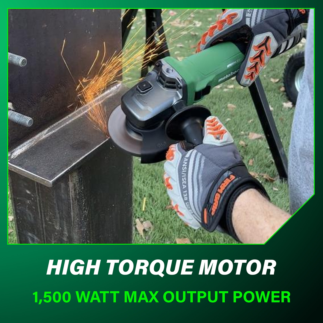 5" 12 Amp AC Brushless Variable Speed Angle Grinder