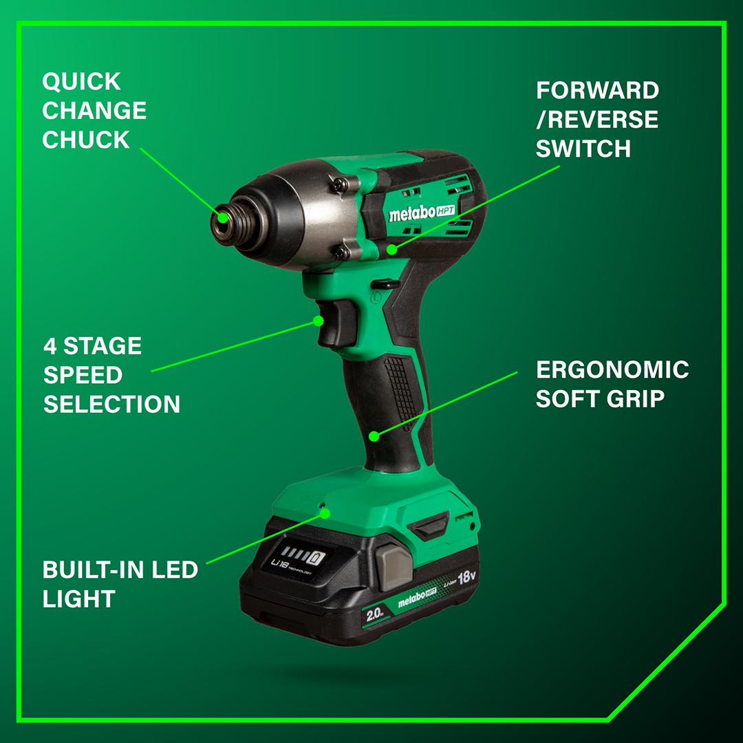 18V Hammer Drill and Impact Driver Combo Kit