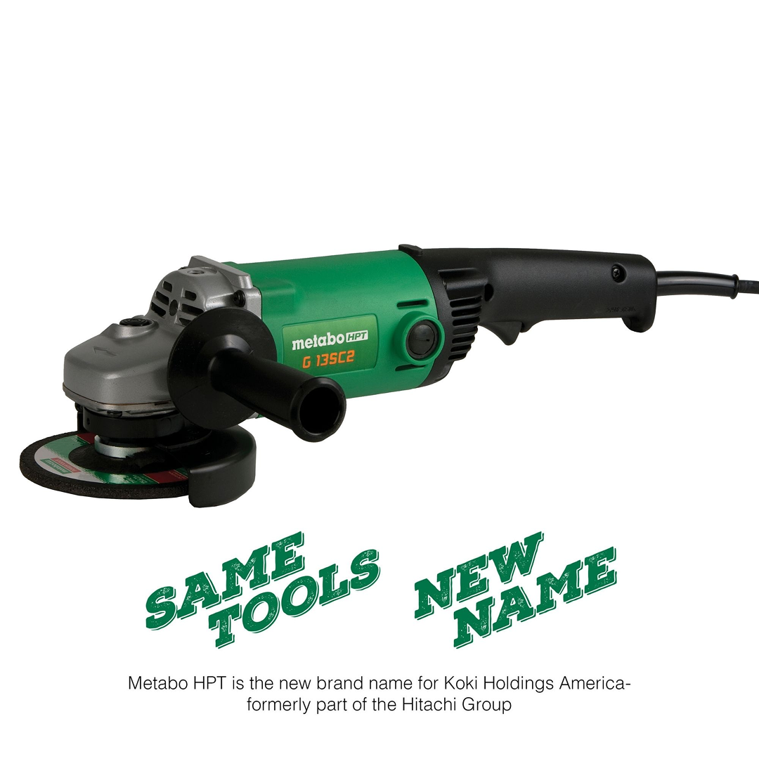 5 Inch 11 Amp Rear Handle Non-Locking Trigger Switch Angle Grinder