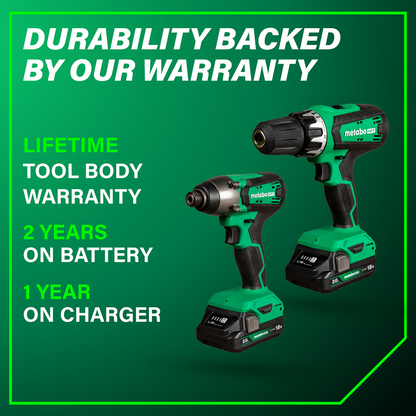 18V Hammer Drill and Impact Driver Combo Kit