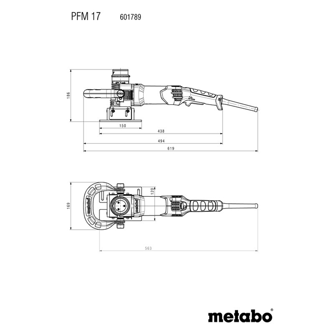 PFM 17 (601789620) Metal weld shaver