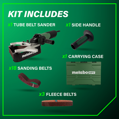 13.5 Amps RBE 15-180 Set Tube Belt Sander (Metal)
