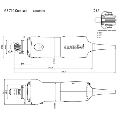 GE 710 Compact (600615420) Die Grinder