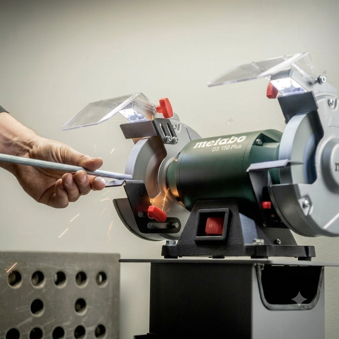 DS 150 Plus 6"  Bench Grinder - 3,600 RPM - 3.3 AMP - Integrated LED