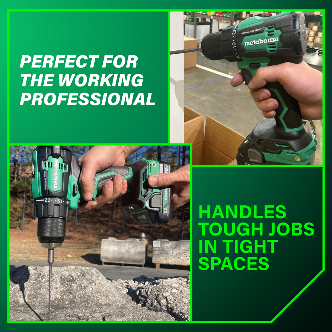 36V MultiVolt™ Cordless Brushless 1/2" Hammer Drill Kit