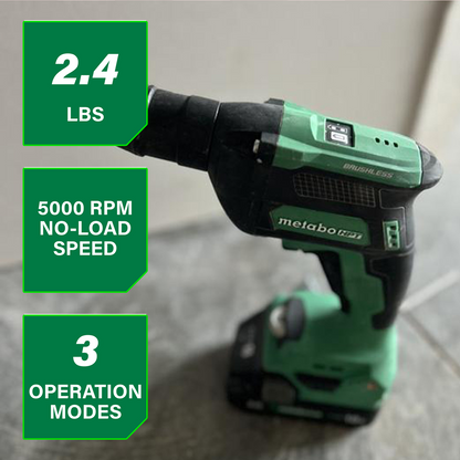 18V MultiVolt™ Cordless Drywall Screw Gun Kit w/ Collated Screw Magazine