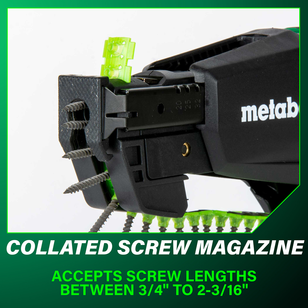 18V MultiVolt™ Cordless Drywall Screw Gun Kit w/ Collated Screw Magazine