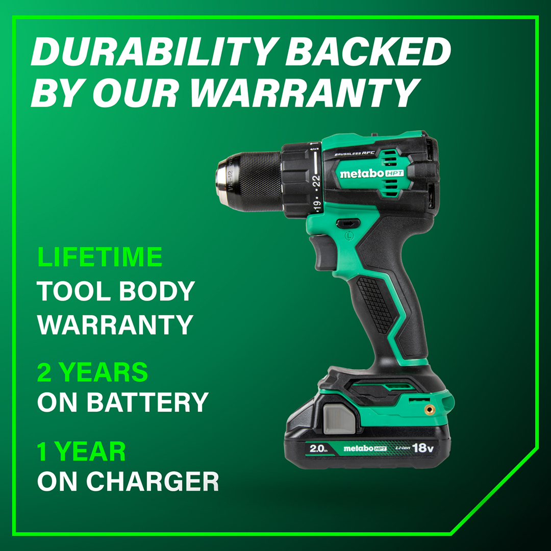 18V MultiVolt™ Cordless Brushless Hammer Drill Kit (2 x 2.0Ah)