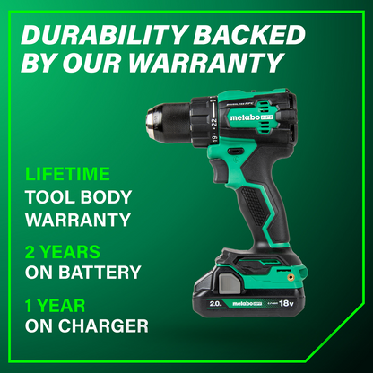 18V MultiVolt™ Cordless Brushless Hammer Drill Kit (2 x 2.0Ah)