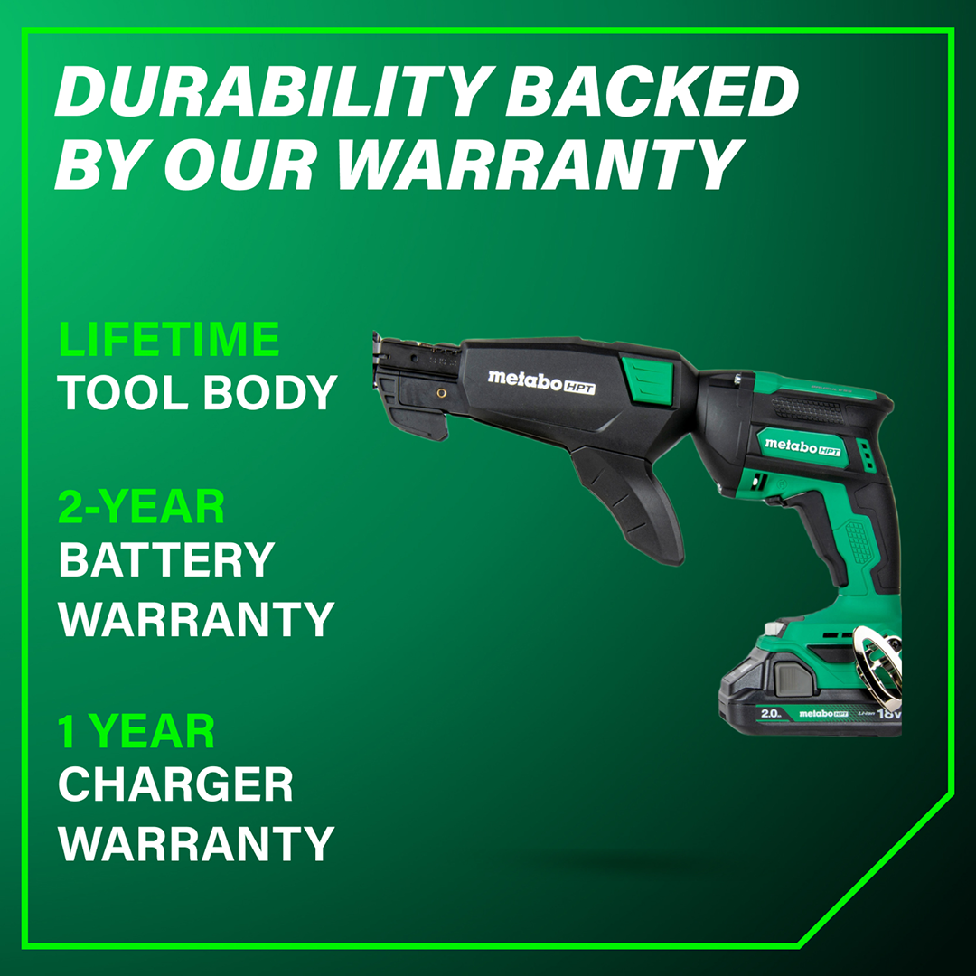 18V MultiVolt™ Cordless Drywall Screw Gun Kit w/ Collated Screw Magazine