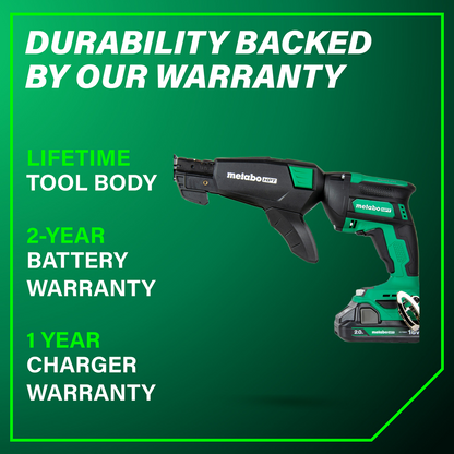18V MultiVolt™ Cordless Drywall Screw Gun Kit w/ Collated Screw Magazine