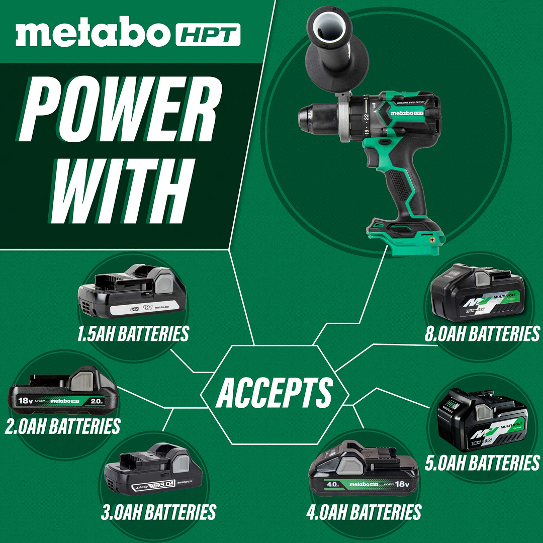 18V MultiVolt™ Cordless Brushless 1/2" Hammer Drill (Tool Body Only)