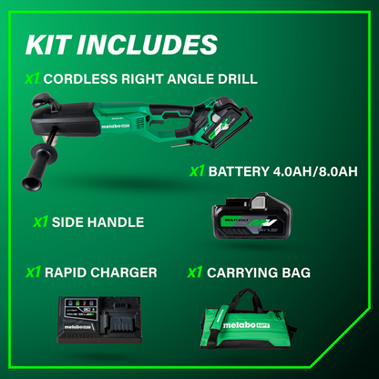 36V MultiVolt™ Cordless 1/2" High Power Right Angle Drill Kit