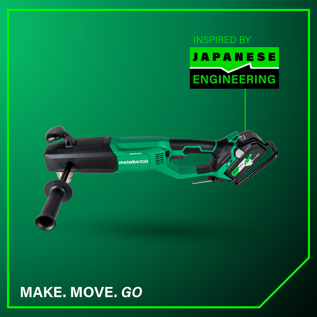 36V MultiVolt™ Cordless 1/2" High Power Right Angle Drill Kit