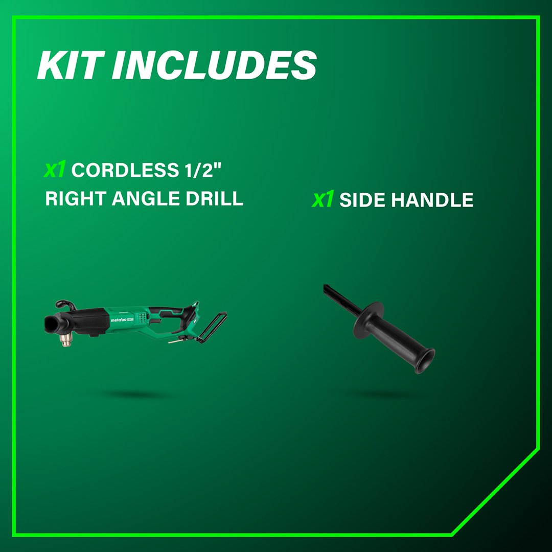 36V MultiVolt™ Cordless 1/2" High Power Right Angle Drill (Tool Body Only)