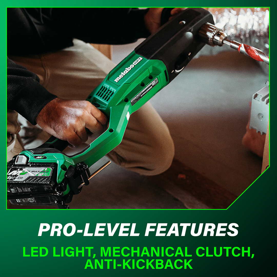 36V MultiVolt™ Cordless 1/2" High Power Right Angle Drill (Tool Body Only)