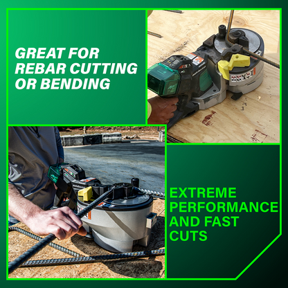 36V MultiVolt™ Brushless Rebar Bender/Cutter 4.0Ah Batteries x 2