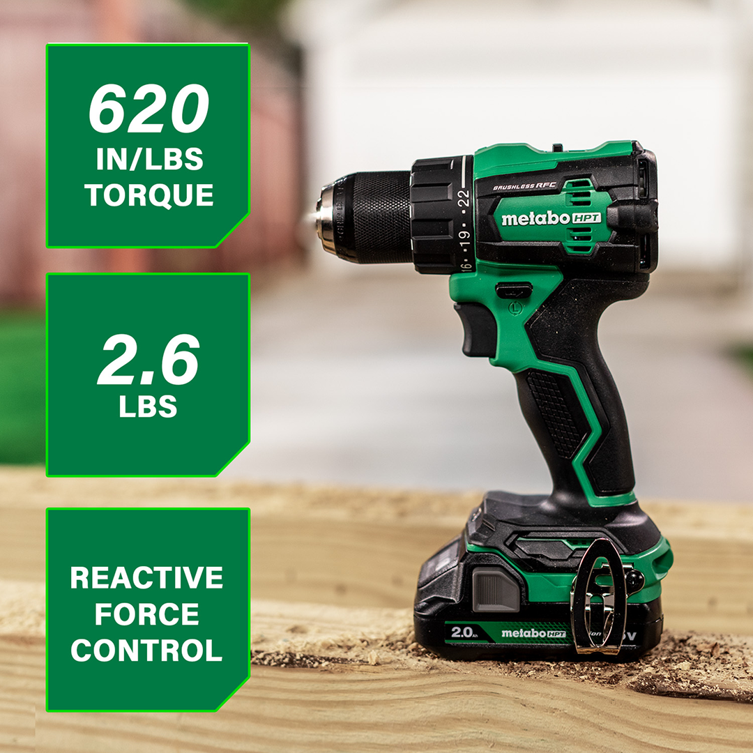 18V MultiVolt™ 1/2" Cordless Brushless Driver Drill Kit (2 x 2.0Ah)