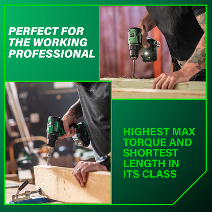 18V MultiVolt™ 1/2" Cordless Brushless Driver Drill Kit (2 x 2.0Ah)
