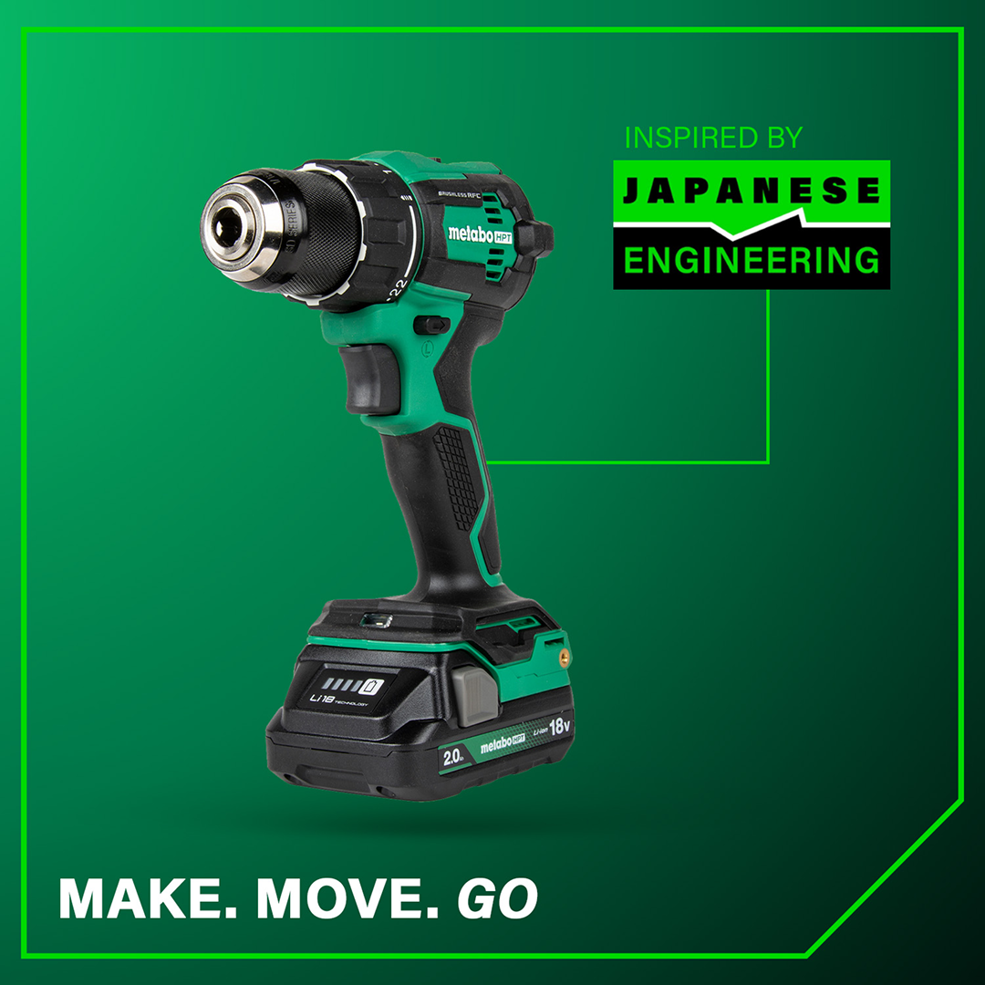 18V MultiVolt™ 1/2" Cordless Brushless Driver Drill Kit (2 x 2.0Ah)