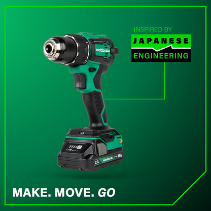 18V MultiVolt™ 1/2" Cordless Brushless Driver Drill Kit (2 x 2.0Ah)