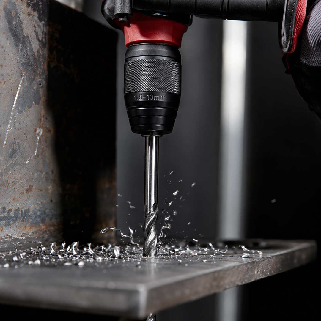 Metabo 603180620 BS 18 LTX-3 BL Q I Metal 18V Brushless 3-Speed Drill/Driver - 0-550/2000/4000 RPM - 1151 in-lbs max - Auto-Tensioning Quick-Change Metal Chuck - Kit w/ ASC 145, 2x 5.5 LiHD Batteries, metaBOX 145 L
