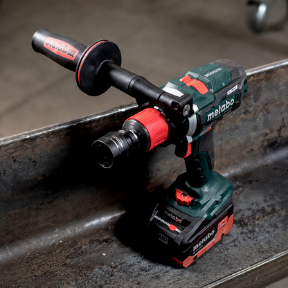 Metabo 603180620 BS 18 LTX-3 BL Q I Metal 18V Brushless 3-Speed Drill/Driver - 0-550/2000/4000 RPM - 1151 in-lbs max - Auto-Tensioning Quick-Change Metal Chuck - Kit w/ ASC 145, 2x 5.5 LiHD Batteries, metaBOX 145 L