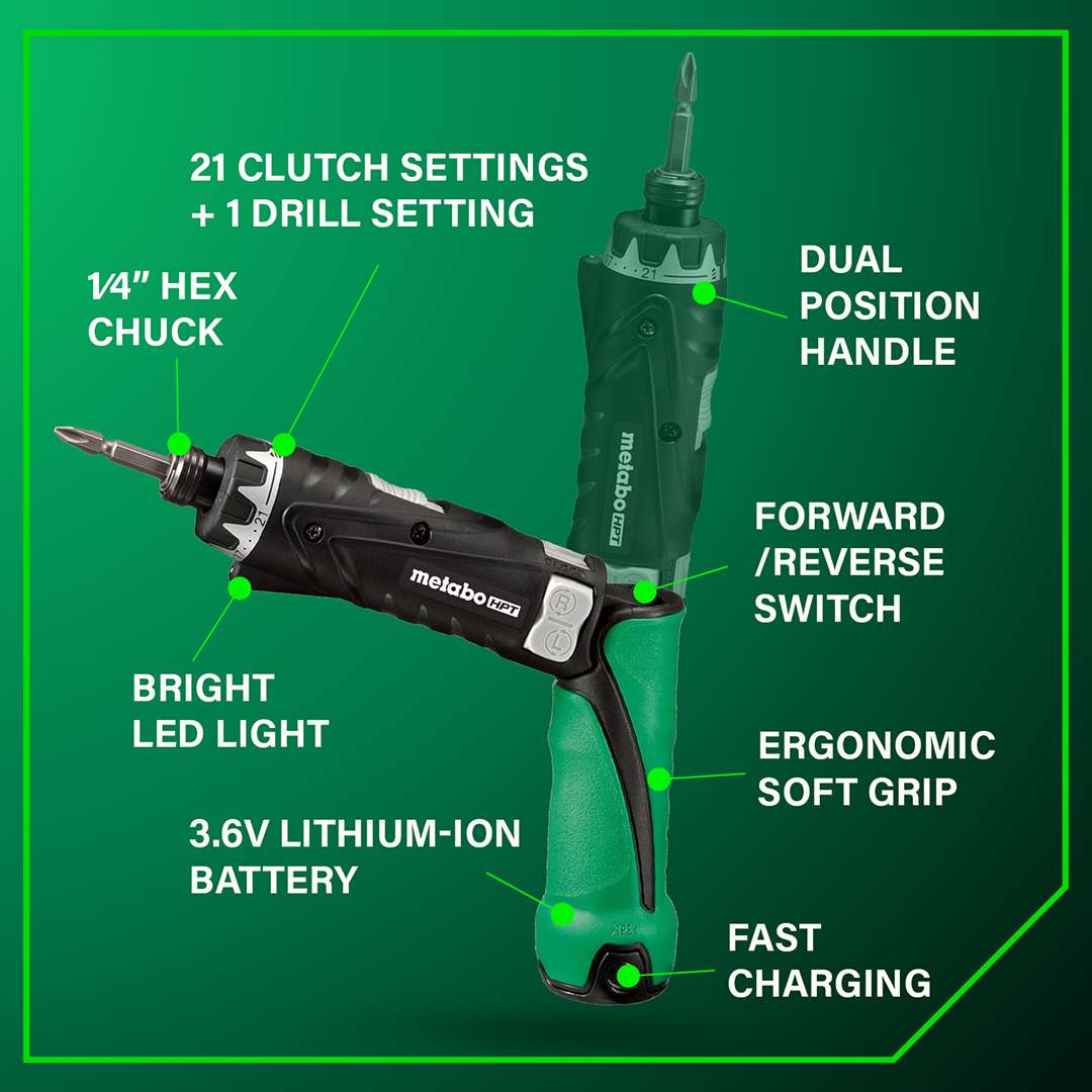 3.6V Lithium Ion Screwdriver 1.5Ah
