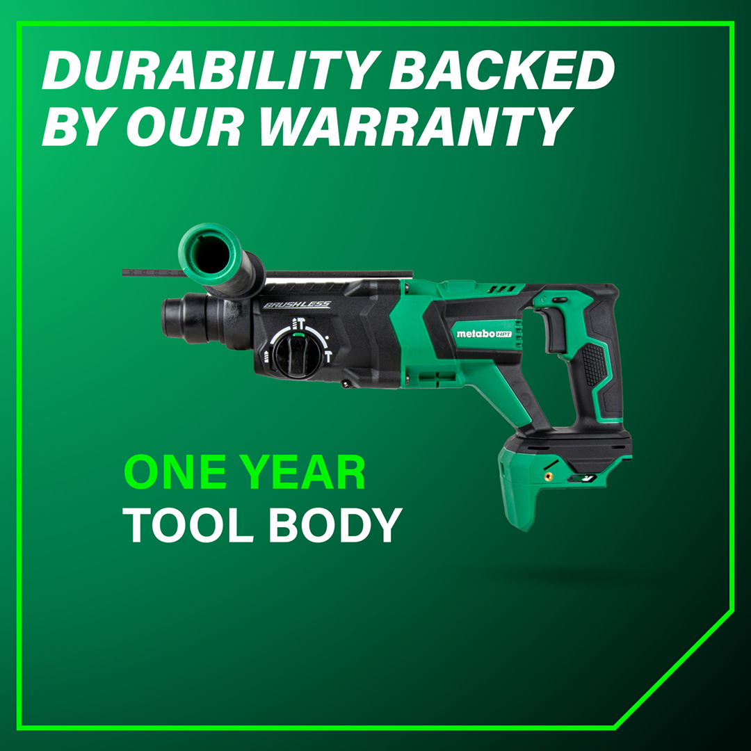 36V MultiVolt™ Brushless 1-1/8" SDS Plus D-Handle Rotary Hammer (Tool Body Only)