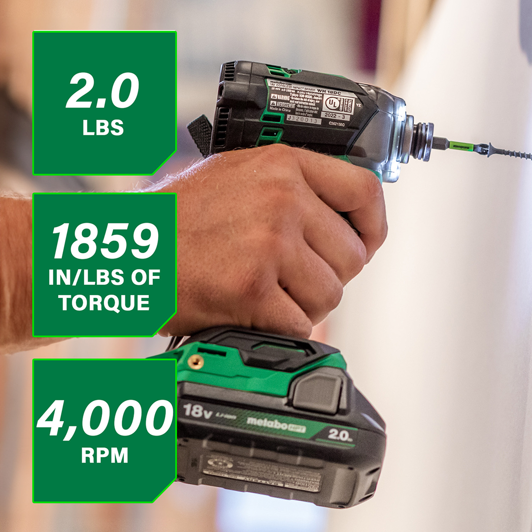 18V MultiVolt™ Cordless Triple Hammer BOLT Impact Driver