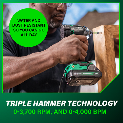 18V MultiVolt™ Cordless Triple Hammer BOLT Impact Driver